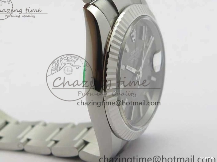 41 DateJust on Bracelet 1:1 Gray ARF Dial Steel A2824 126334 New Oyster Edition Best 904L V3 0423